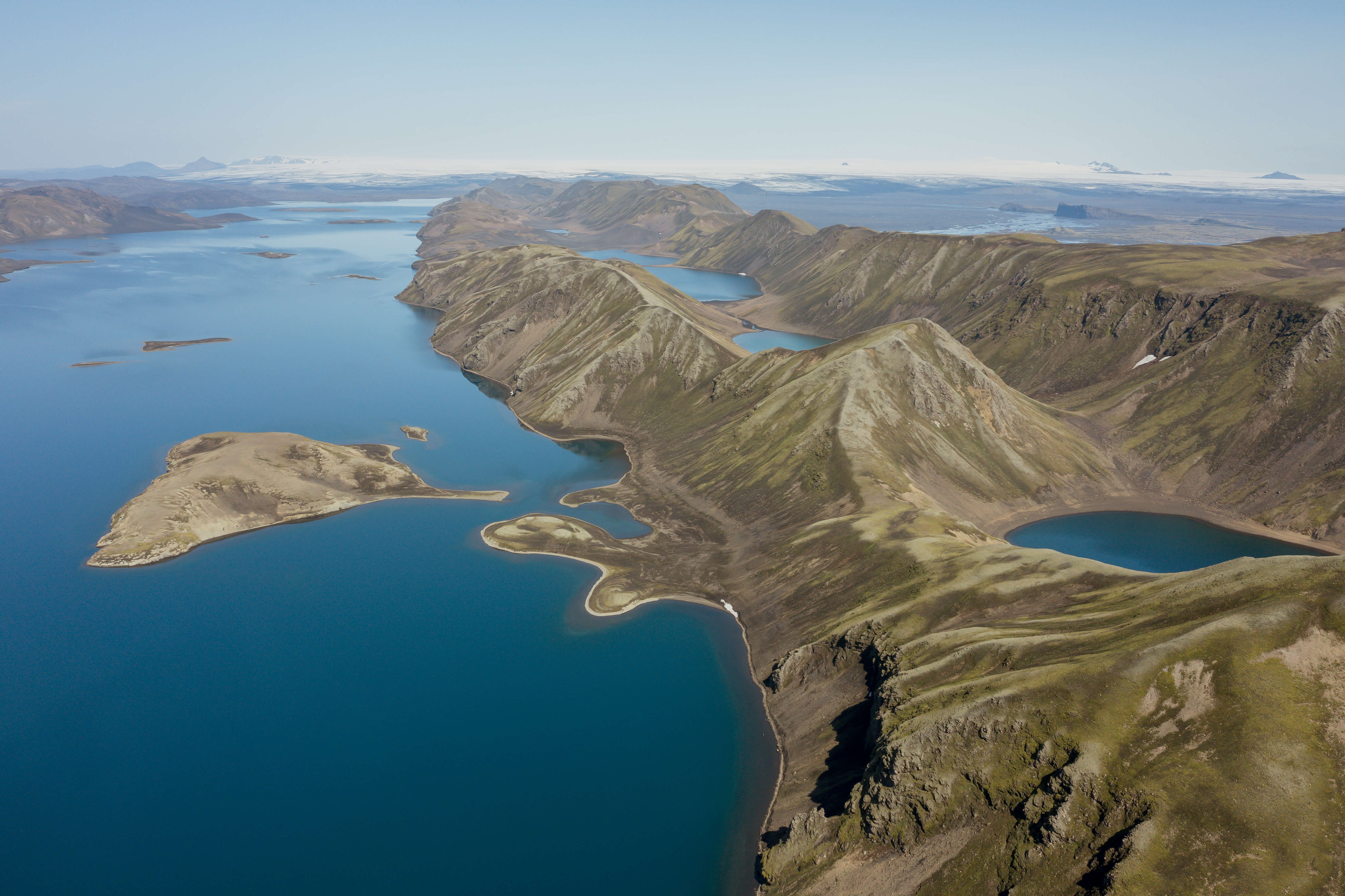 Langisjór Iceland Hyaloclastite Ridges